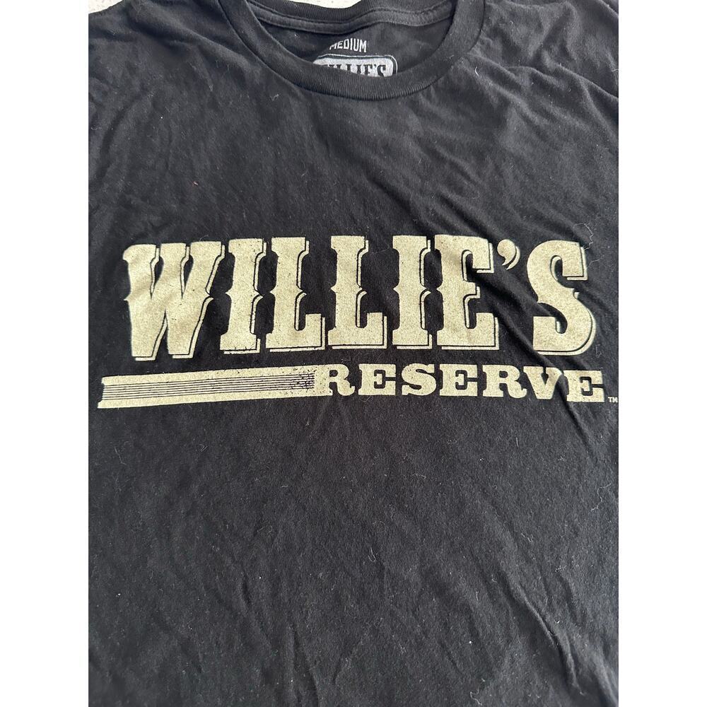 Willie Nelson “Willie's Reserve” T-Shirt, Black, Size Medium - Picture 3 of 5